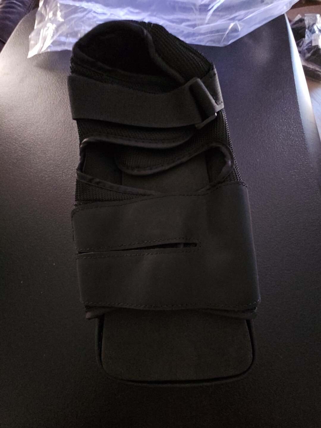 Black Post-Op Shoe Squared Toe Small Closure Straps Female 6.5-8, Male 5.5-7