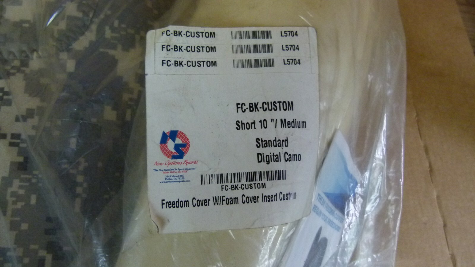 The BK Freedom Cover Custom Shape Short 10″ / Medium, Standard, Digital Camo