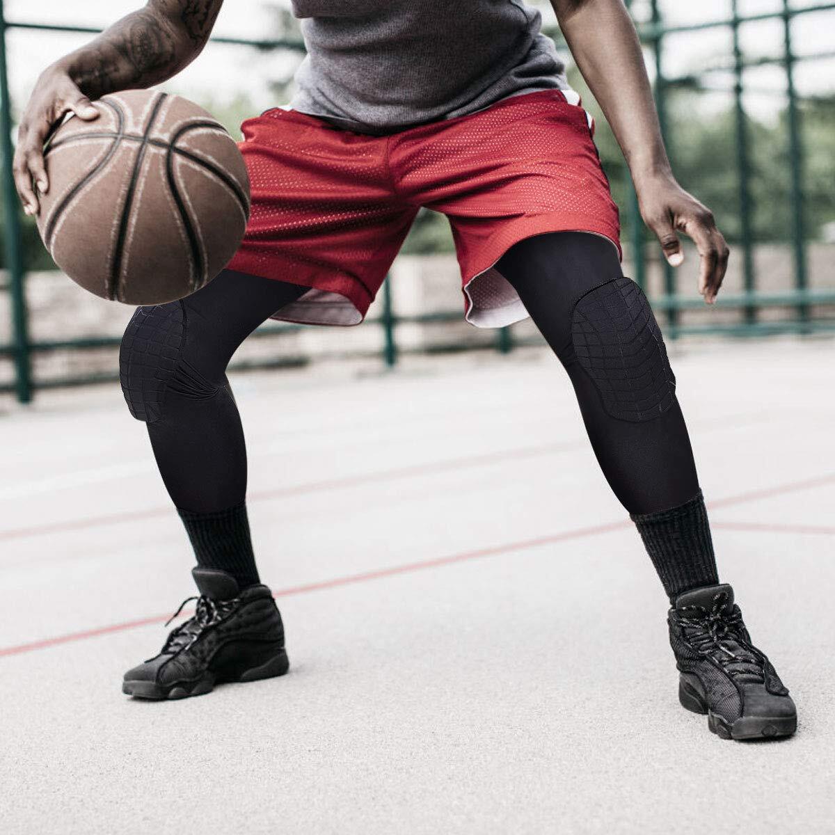 Knee Compression Pads Compression Knee Sleeve for Knee Pain Honeycomb Protection