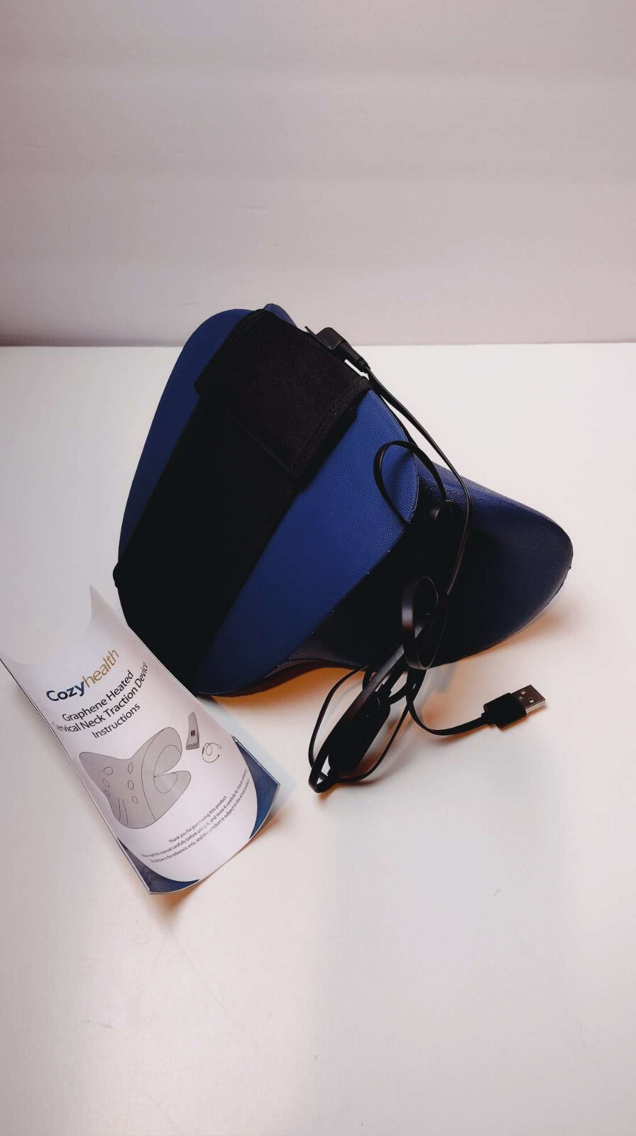 Neck Stretcher for Neck Pain Relief Heated Cervical Traction Device Pillow