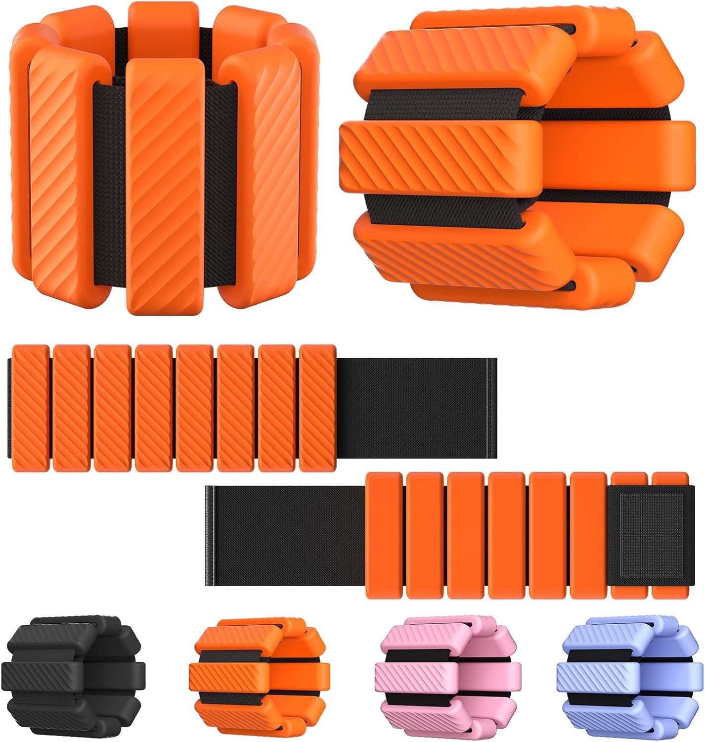 Wrist & Ankle Weights for Women, Wearable Strong Arm & Leg Weights Set of 2(1Lbs