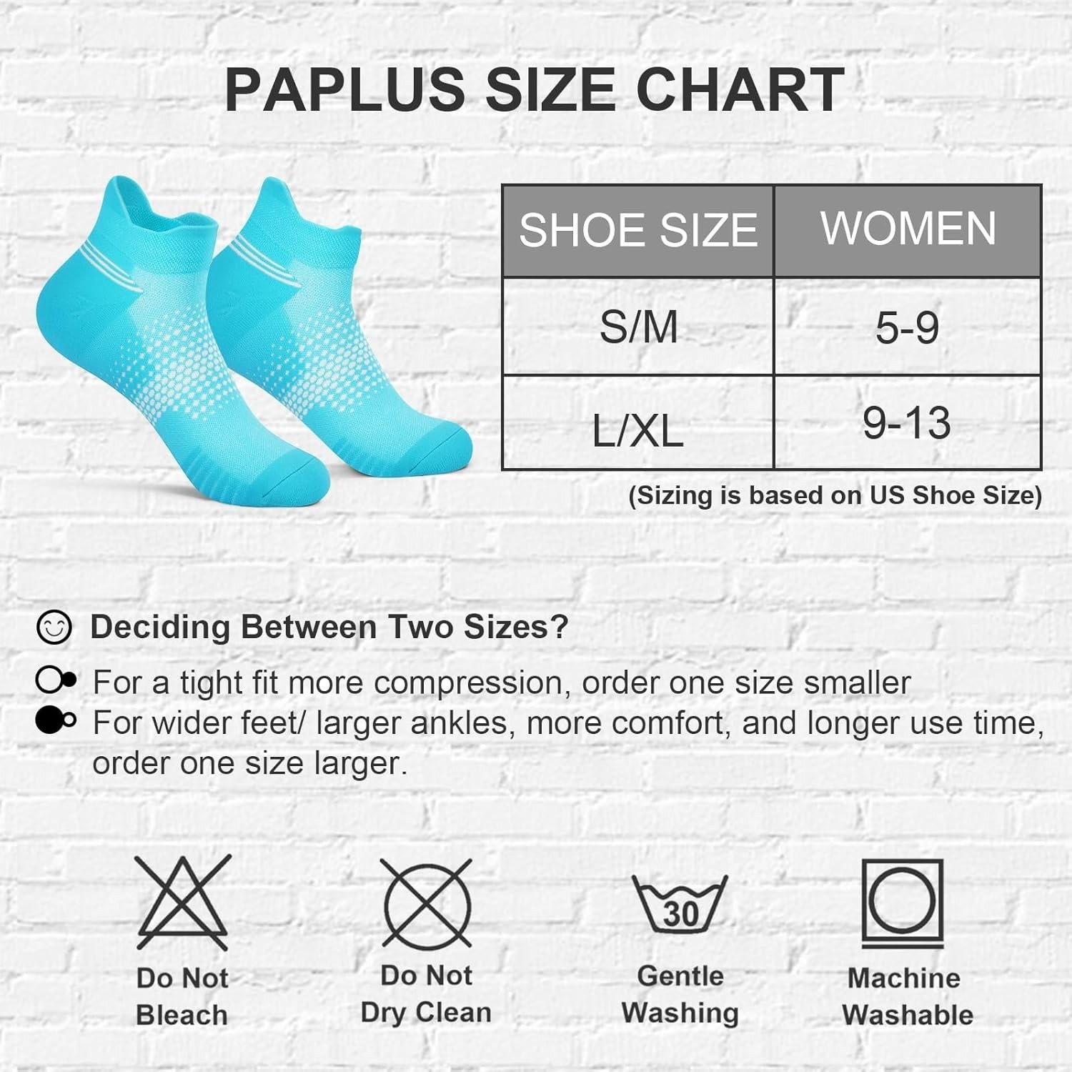 Multicolor Ankle Compression Socks for Women – 6 Pairs, Ultra Comfort & Support