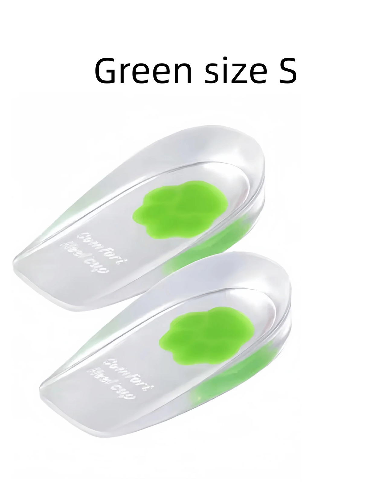 1 Pair of Silicone Heel Pads, Suitable for Men and Women with Bone Spurs, Protec