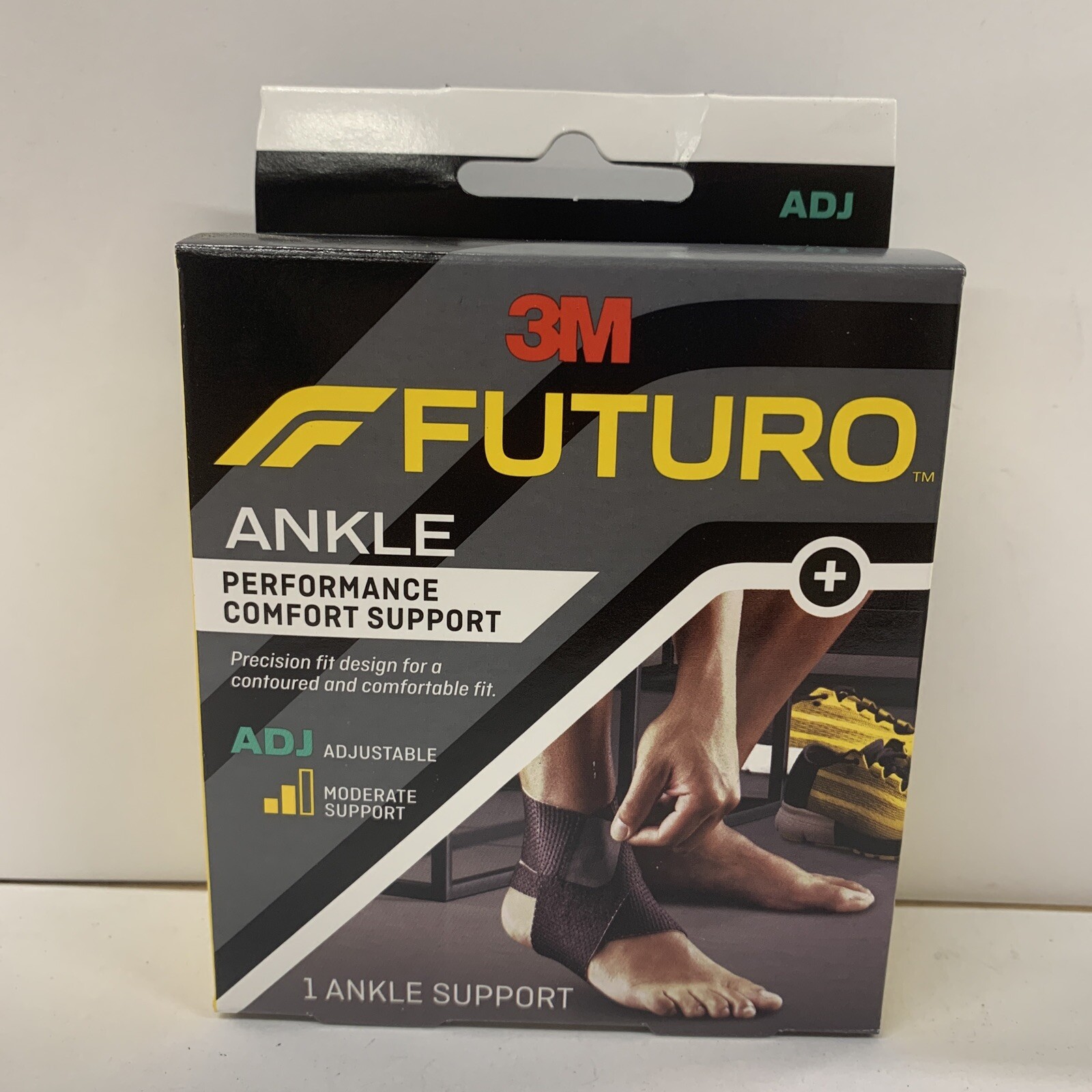 3M Futuro Ankle Comfort Fit Support – Adjustable Size Moderate Support New