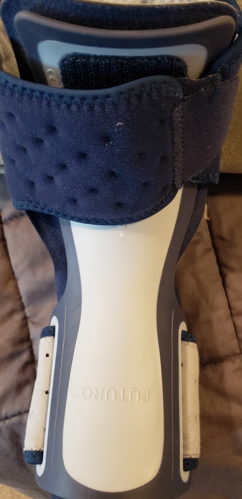 FUTURO foot Splint Brace Adjustable One Size Blue Gray White