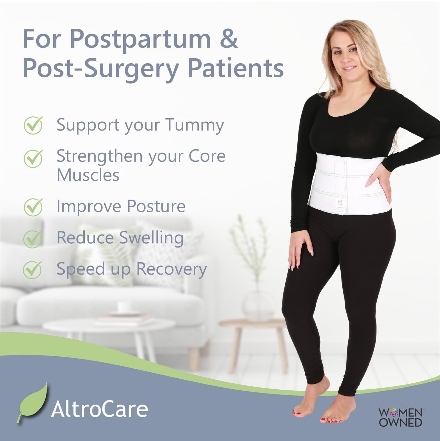 Postpartum & Post Surgery Abdominal Binder. Support Recovery after C-Section …