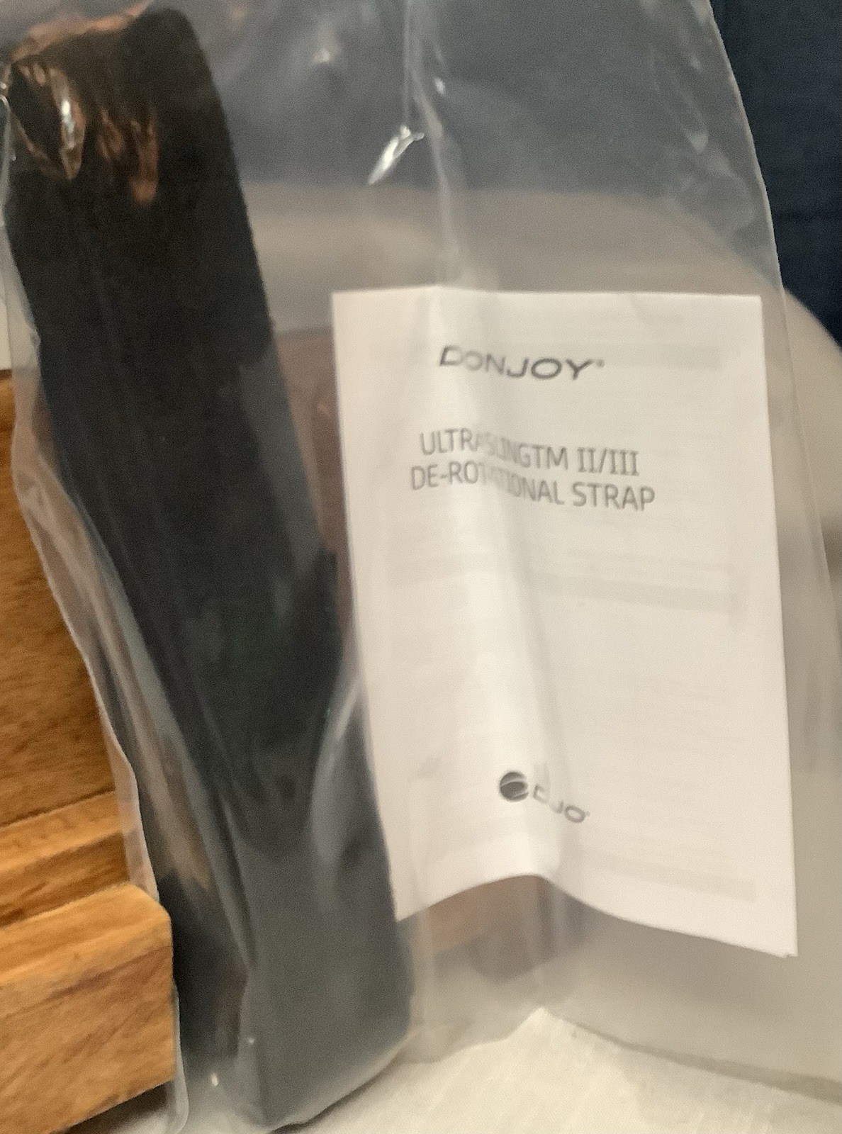 NEW Don Joy UltraSling III Black Shoulder Support Sling w/ Rotation Strap Large