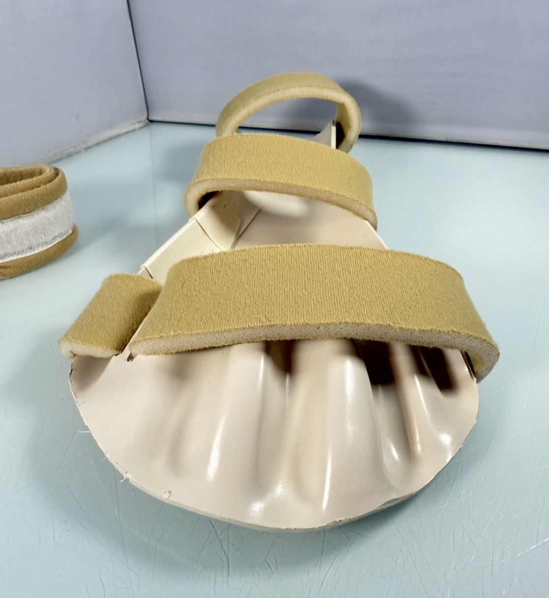 Hard ABS Custom Thermoplastic LEFT Hand Wrist Joint Fingers Immobilization Brace