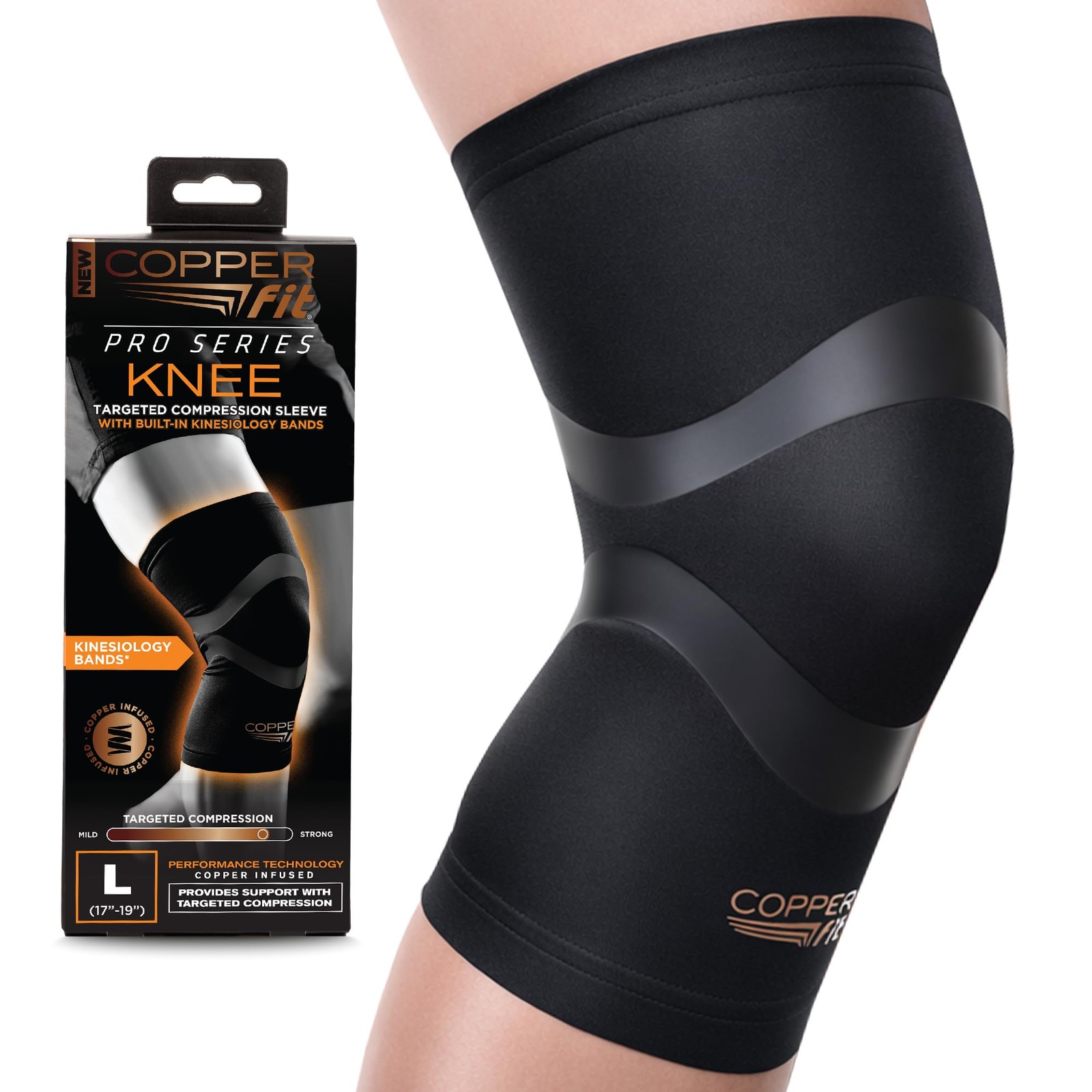 Copper Fit Pro Series Knee Compression Sleeve