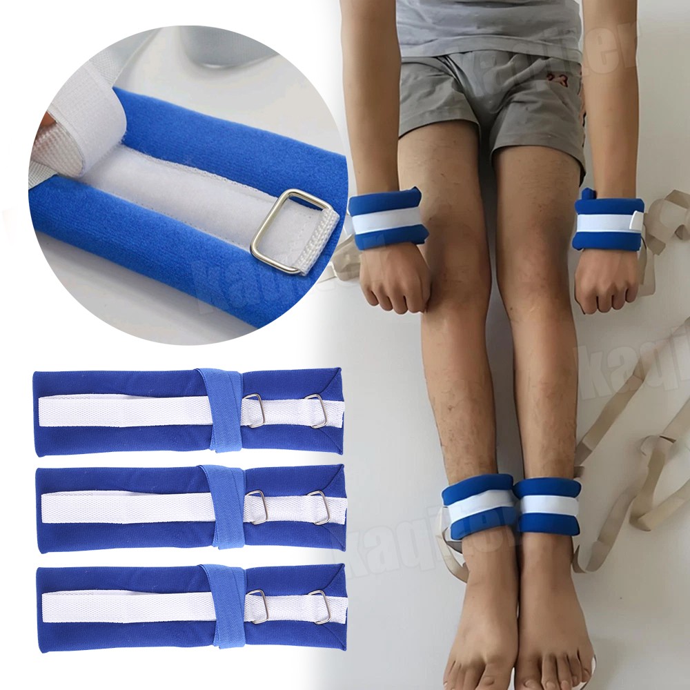 3pcs Hand Restraint Strap Scratch Resistant Limb Holder Elderly Feet Limb Fixed