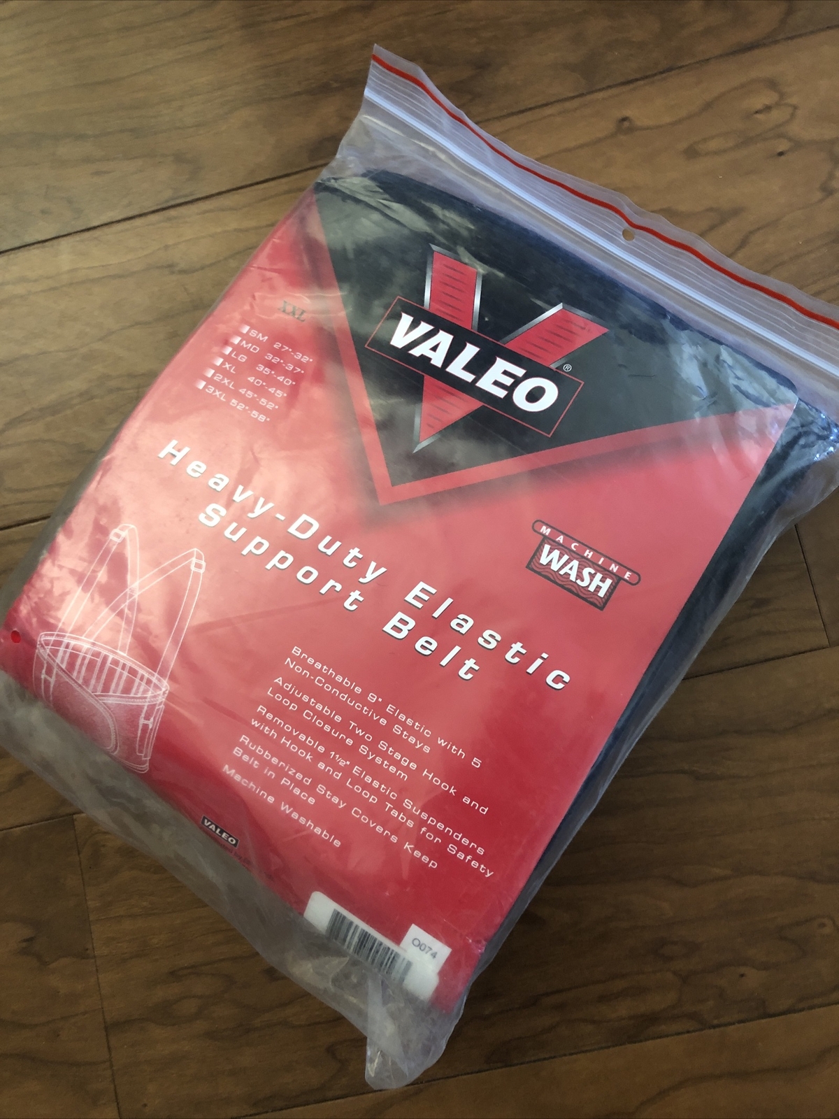Back Support Belt Valeo VEH Heavy Duty Elastic XXL Brand New