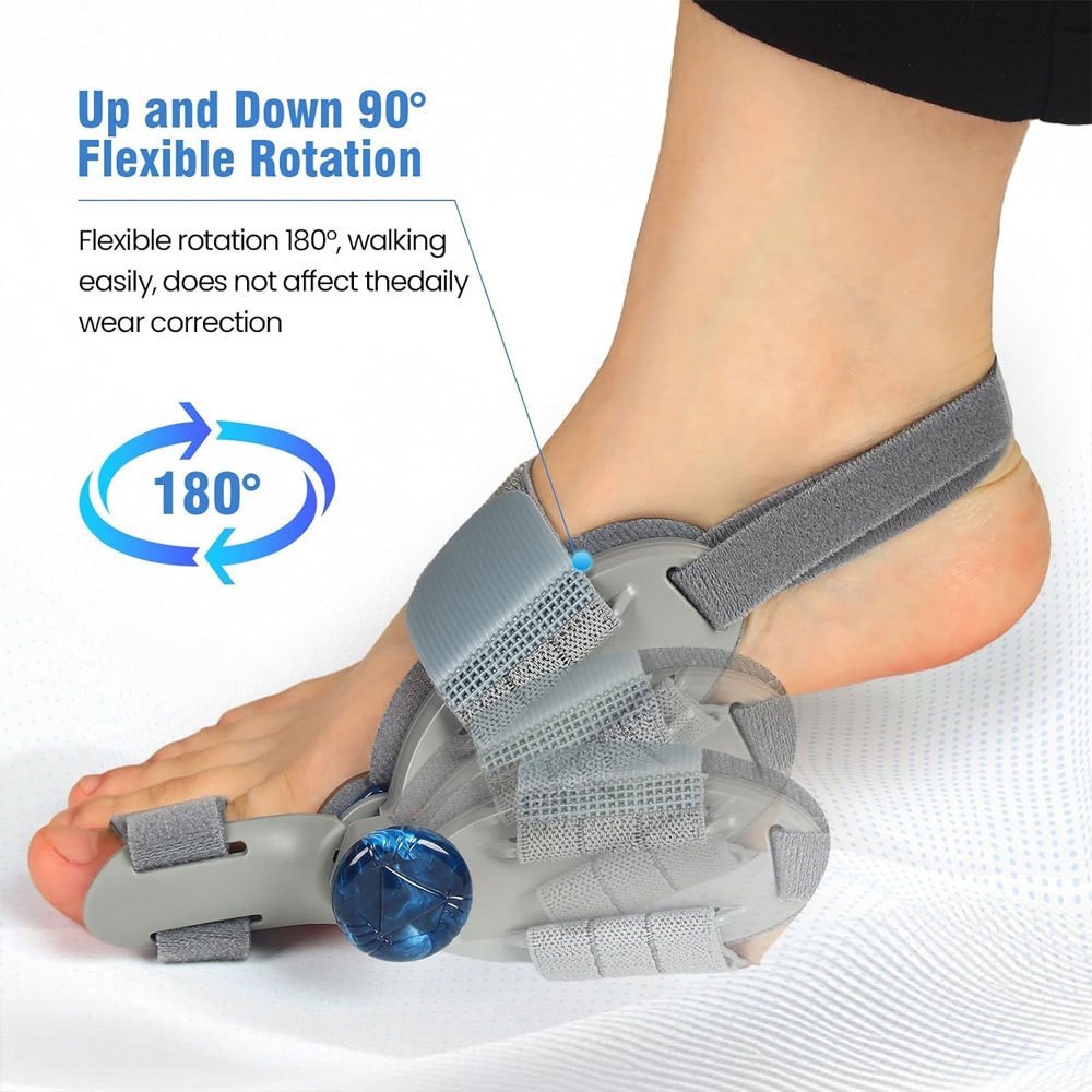 Bunion Corrector Adjustable Knob Big Toe Splint – Hallux Valgus Pain Relief