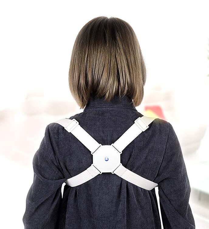Smart Posture Corrector Bluetooth Vibration Sensor Back Brace Trainer Reminder