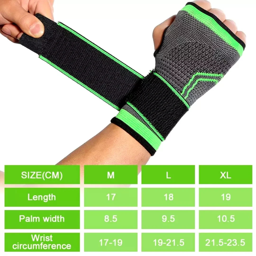 Wrist Brace Compression Hand Support Gloves Arthritis Carpal Tunnel Pain Relief