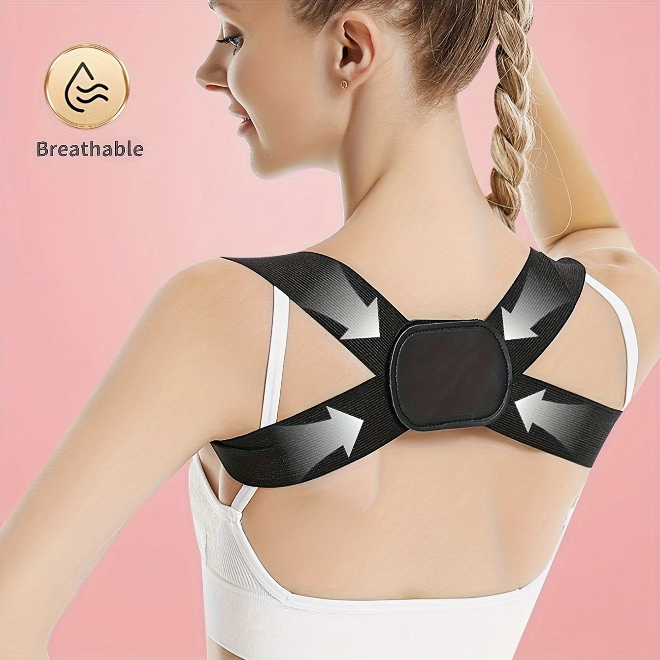 Ladies’ breathable invisible posture corrector – fashionable and comfortable