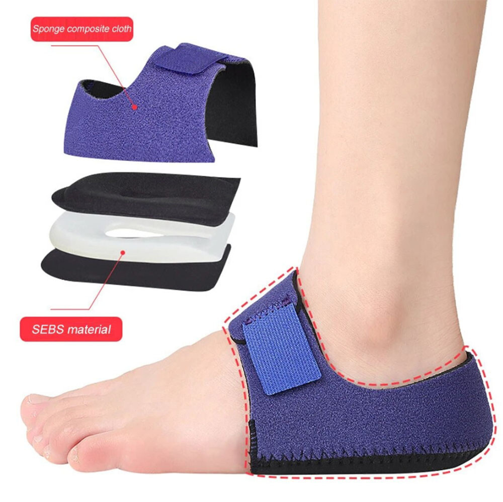 Heel Cups Heel Support Spur Protector Pad Foot Pain Relief Cushion for Men Women