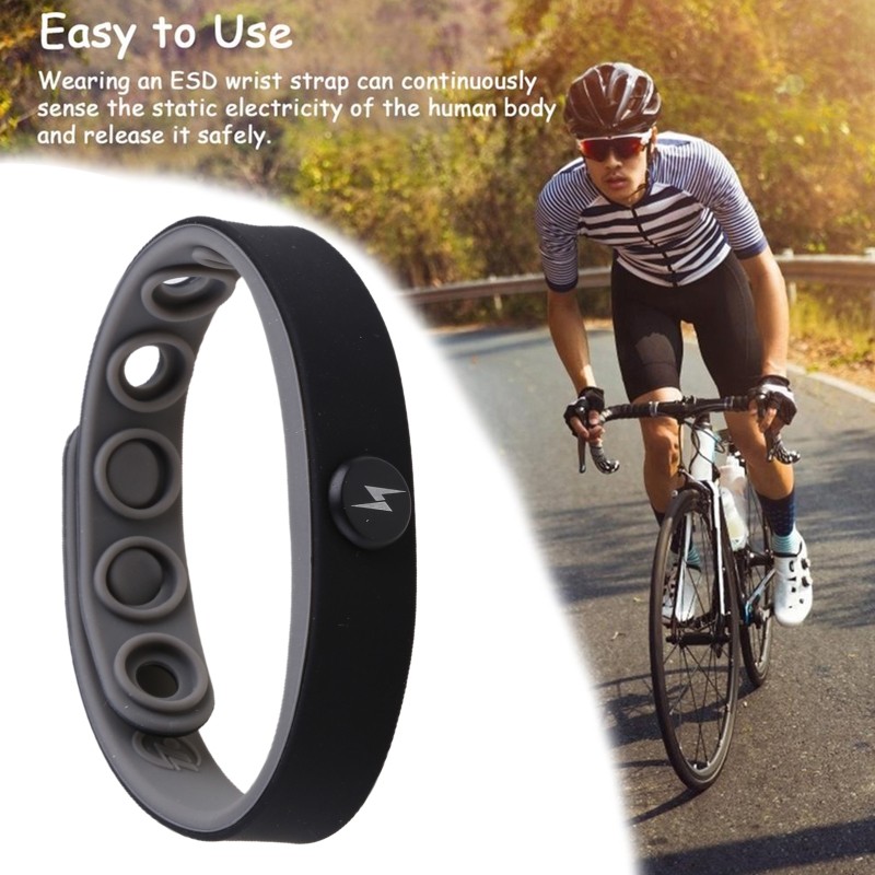 Quick Release Silica Anti-static Band Sweat Proof Sports Wristband for Couples