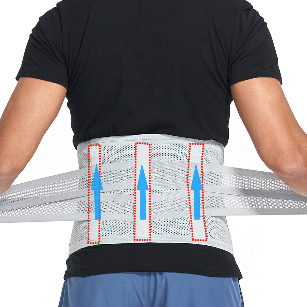 Back Support Lower Back Brace Lumbar Support Belt Pain Relief Sciatica Men Women