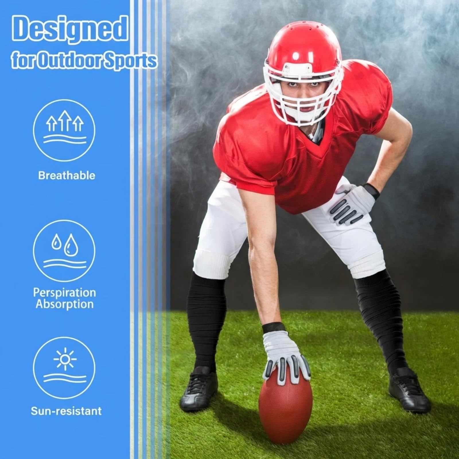 2 Pairs Calf Compression Sleeves Men Football Leg Sleeve Elastic Soccer Sleeves
