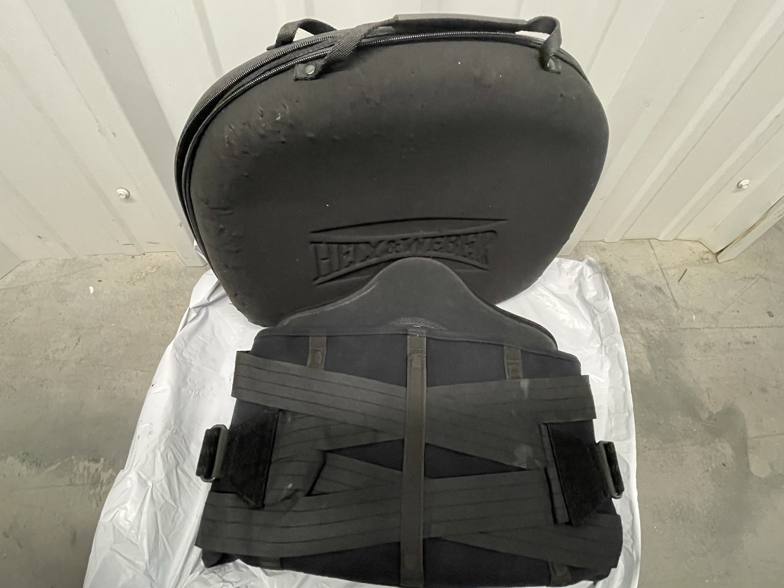 Hely & Weber XXL Back Brace Lumbar Support w/ Hard Carry Case V Good Condition