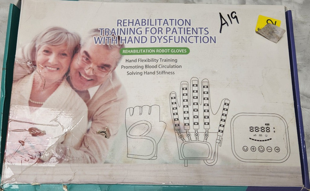 Rehabilitation Robot Gloves Hand Hemiplegia Stroke Recovery, Finger Rehab XL A19