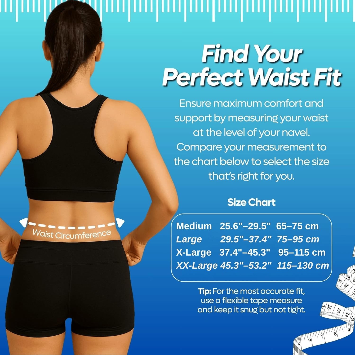 Adjustable Lower Back Brace Lumbar Support Waist Belt Men Women Pain Relief