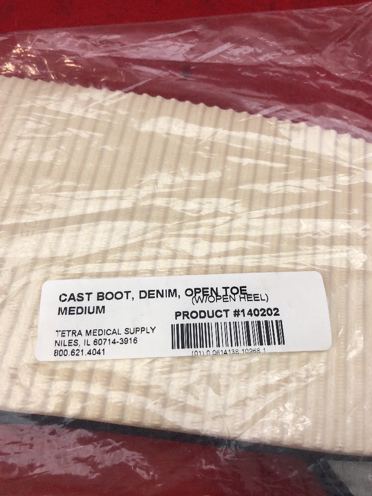 ONE NEW Tetra Medical 140202 Post-Op Orthopedic Shoe Left/Right Unisex Medium