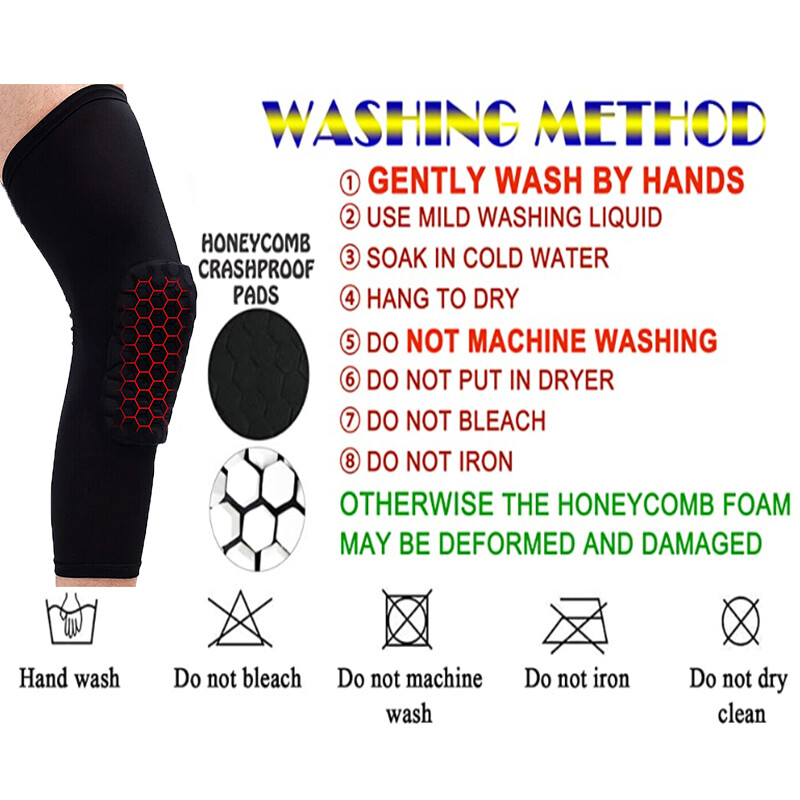 Knee Brace Leg Support Compression Sleeve Sports Protective Gear Guard Pad Gym