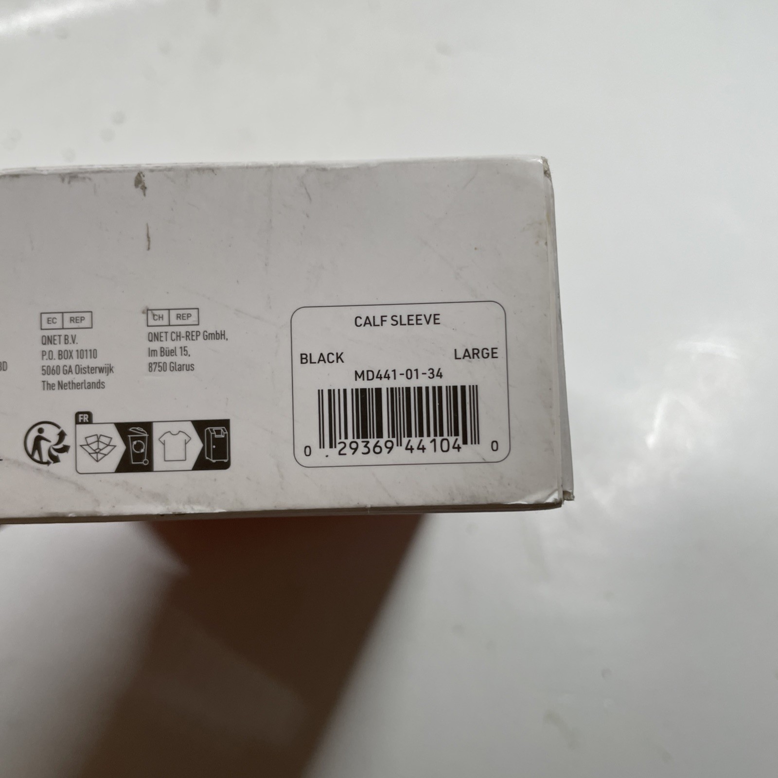 McDavid 441 Deluxe Calf Support Large, Black, Support Level 1 Open Box NEW