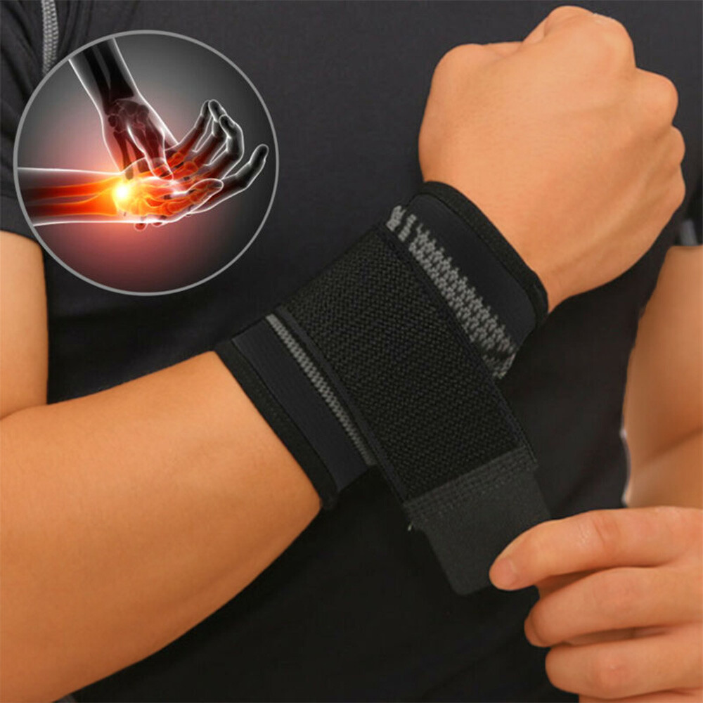 Unisex Wrist Support Brace Compression Bandage Carpal Tunnel Splint Pain Relief