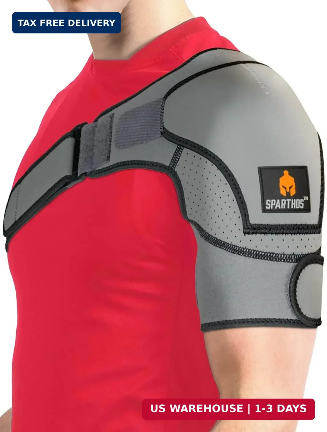 Shoulder Brace – Adjustable Support Sleeve for Torn Rotator Cuff, AC Joint Re…