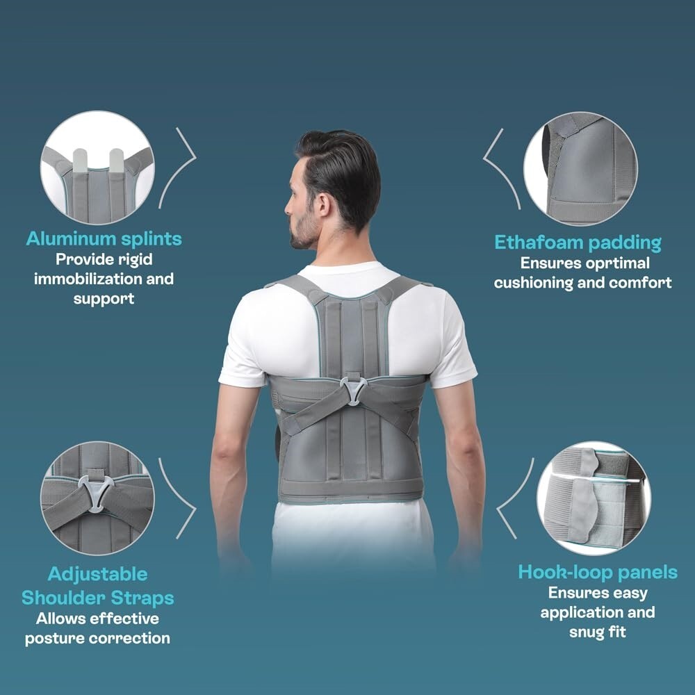 Brace Urbane Short, for Lower Back Pain Relief & Posture Correction