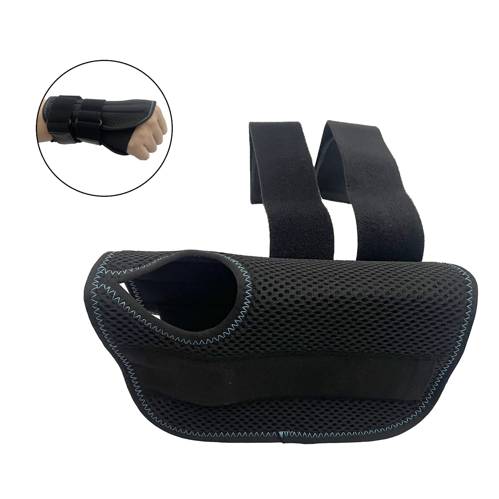 Right Hand L Wrist Brace Steel Plate Support 7.87-10.63in Sports Sprain Relief