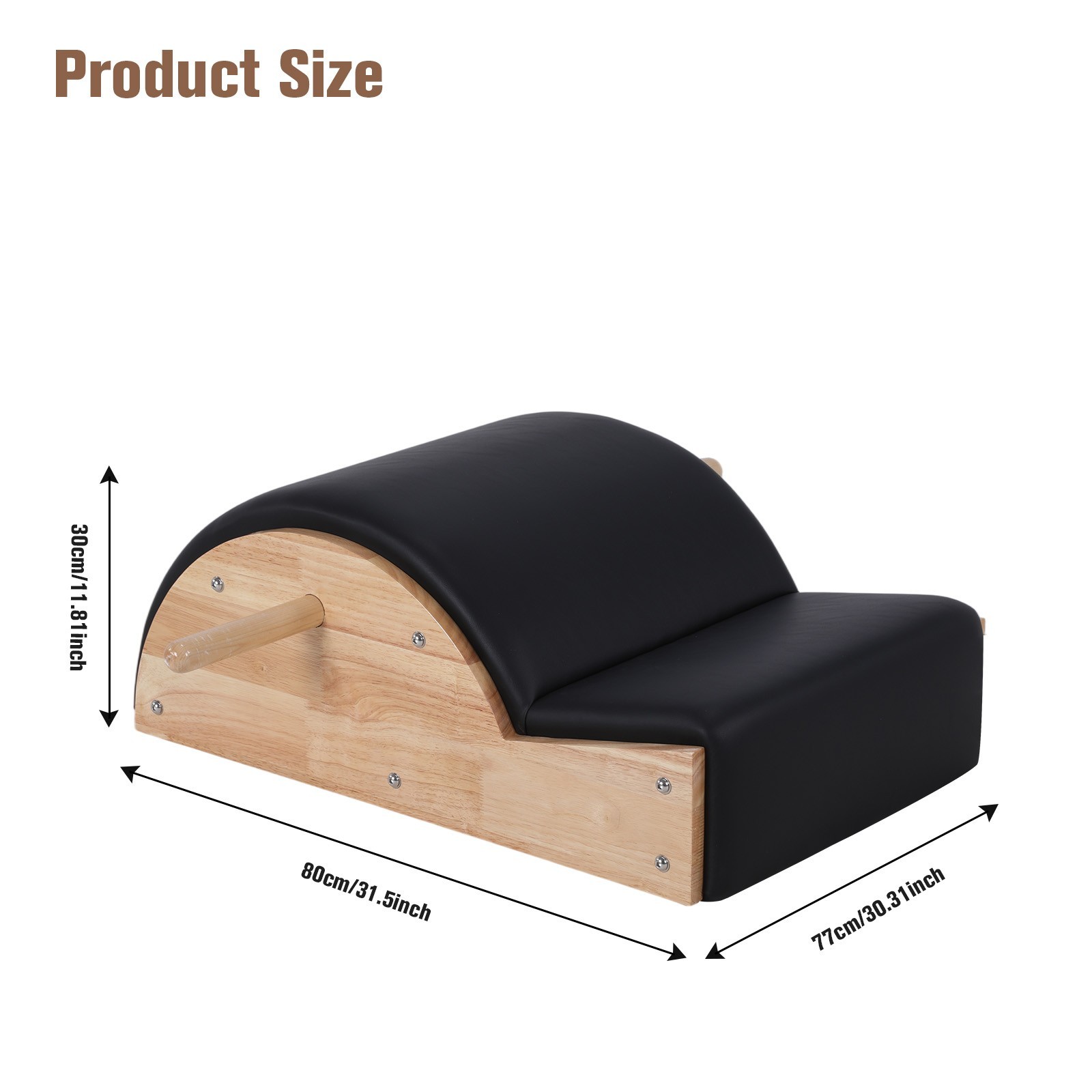 Pilates Spine Corrector Solid Wood Posture Corrector Reformer Wedge Fitness Pila