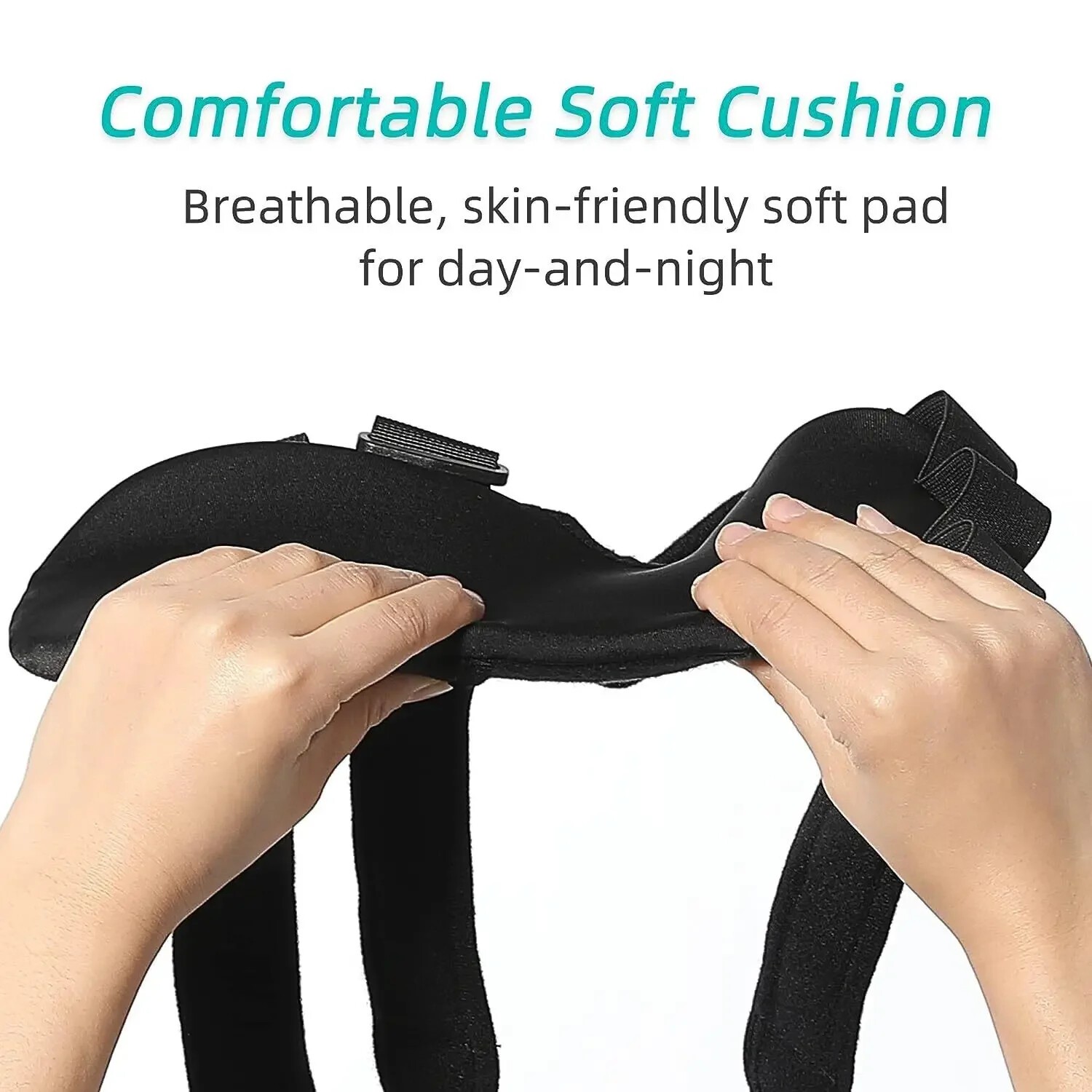 Adjustable Wrist Hand Splint Support Brace Immobilizer For Comfort, Black, S/M/L
