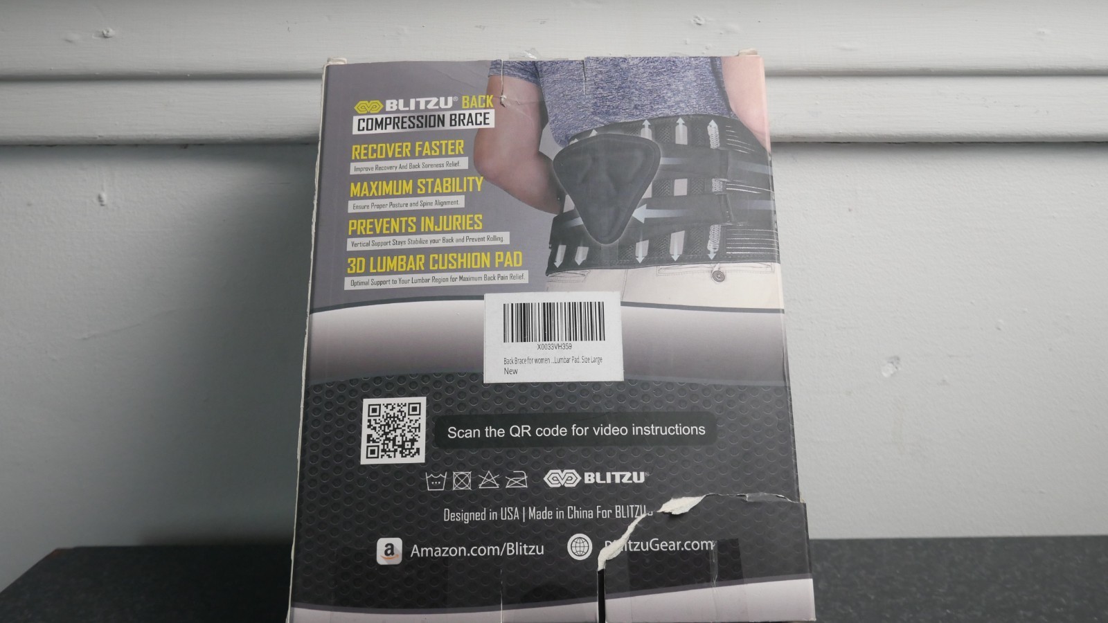 BLITZU Back brace compression (size XL)