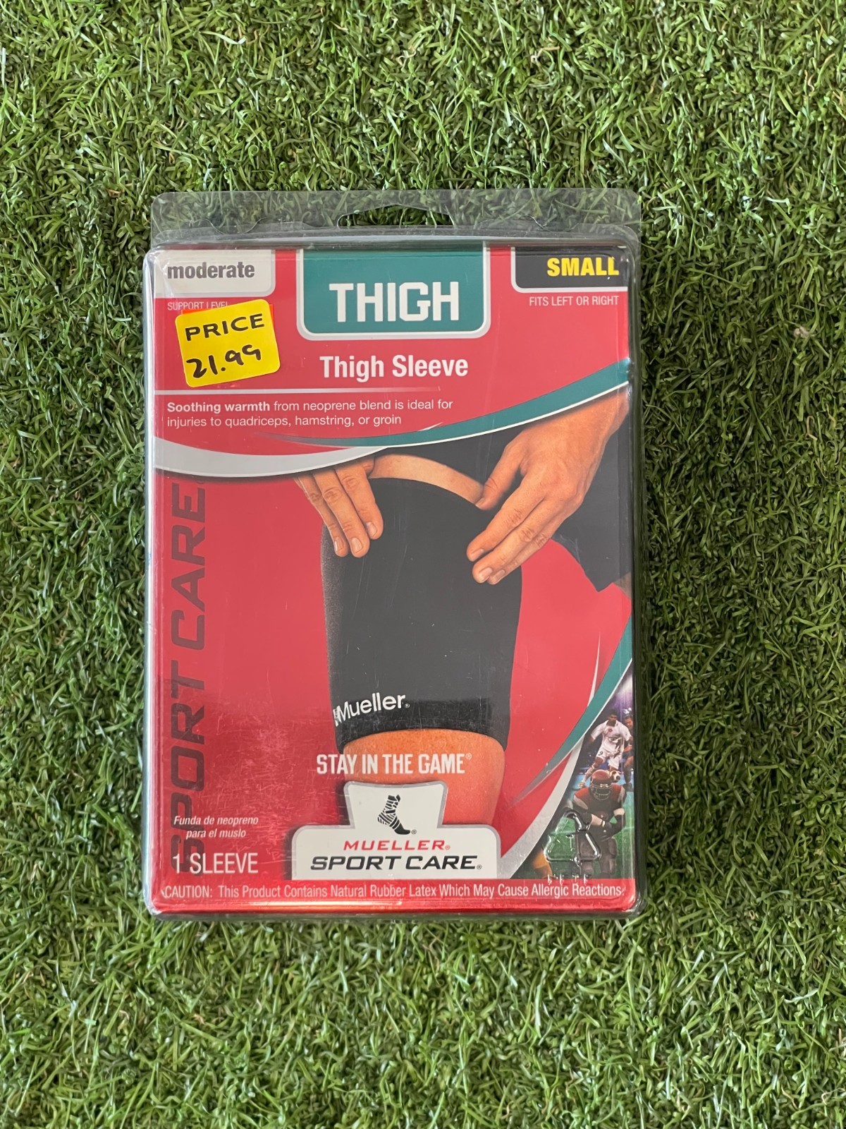 Mueller- Thigh Sleeve Small (Black)
