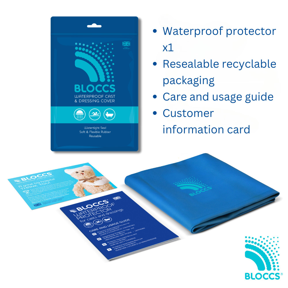 Bloccs Waterproof Cast Cover, Adult Arm