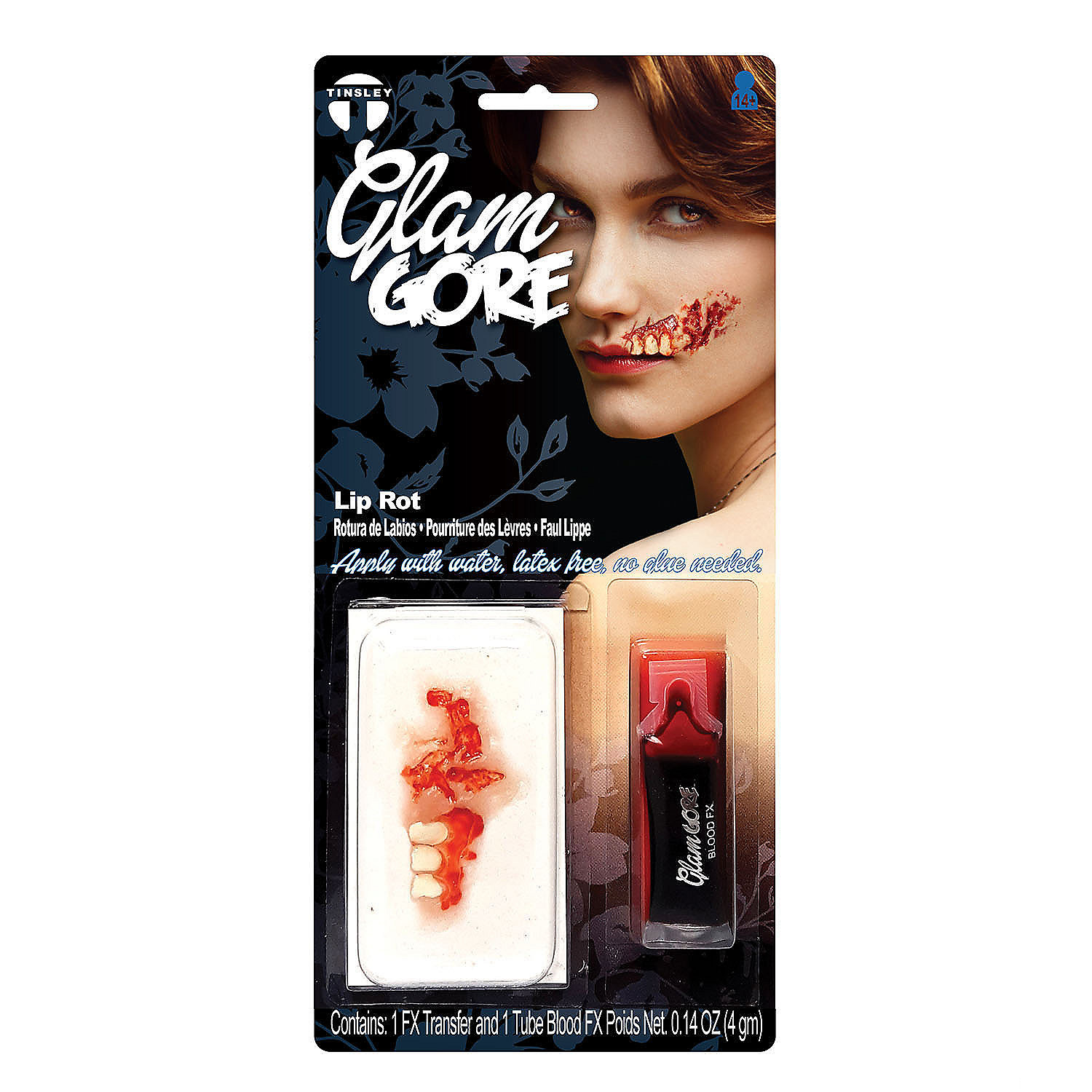 Tinsley Transfers Glam Gore Lip Rot 3D FX Transfer Prosthetic – Morris Costumes