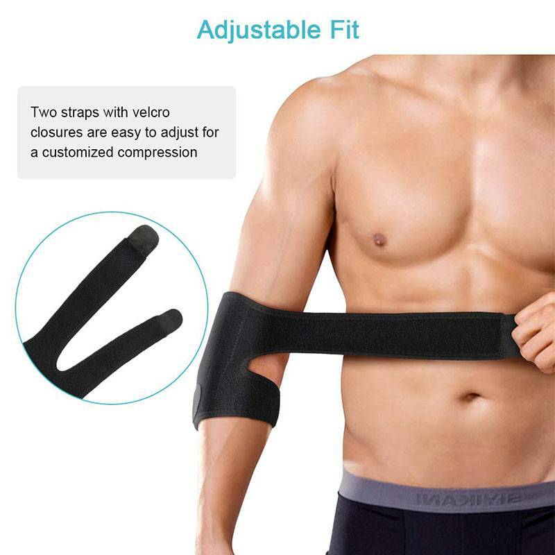 Elbow Support Adjustable Tennis Brace Padded Compression For Arthritis Pain MEN
