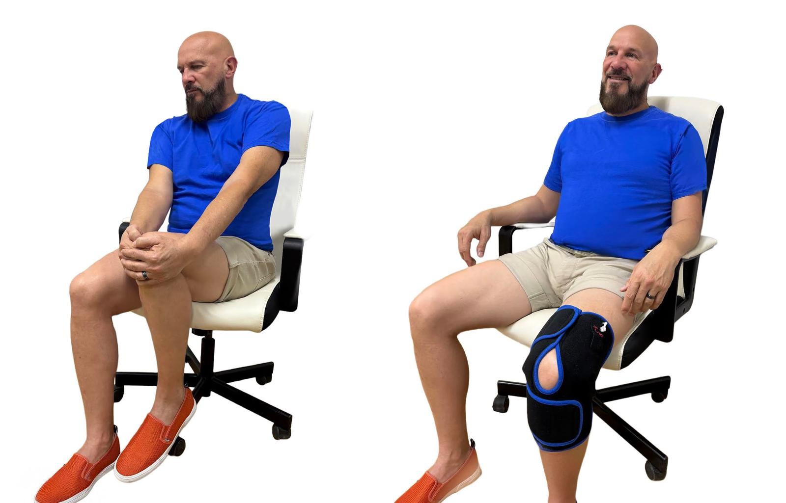 Gladiator Inflatable Hot & Cold Therapy Knee Brace
