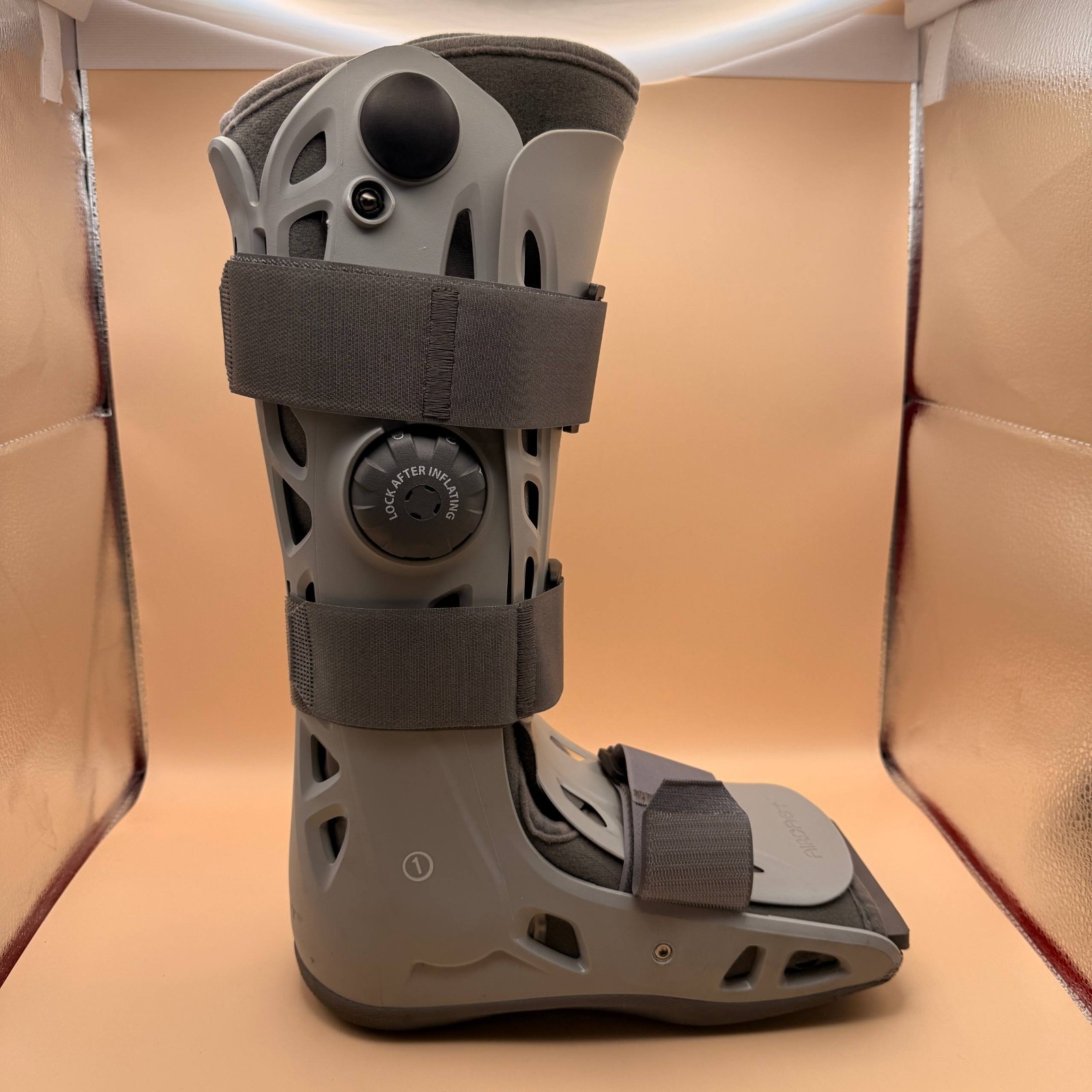Aircast AirSelect Gray Standart, Size M, Walker Brace/Walking Boot, SCUFFED TOE