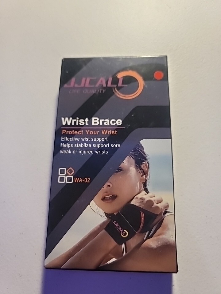 JJCALL 1Pack Wrist Brace, Fitted Wrist Support/Wrist Strap/Hand Support/Breathab