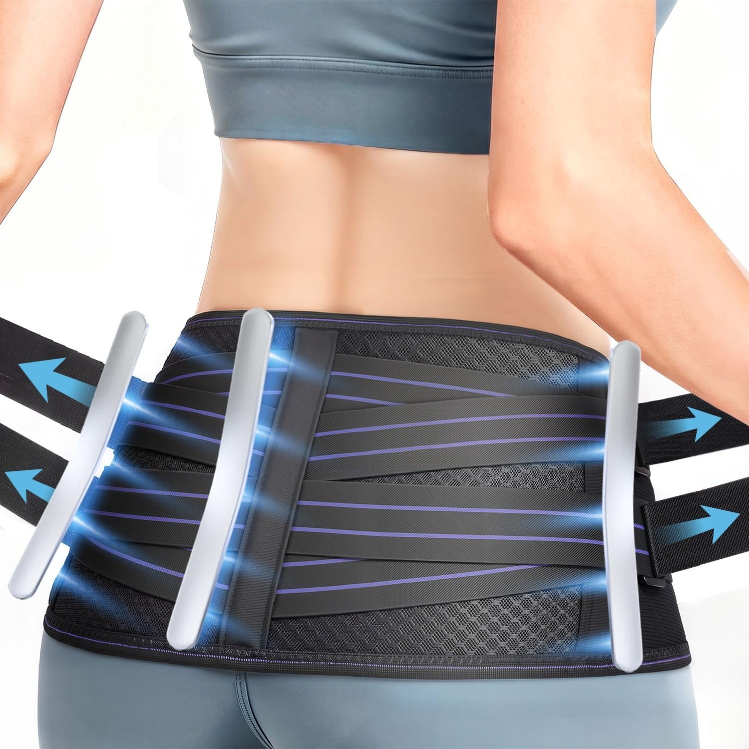 Sacroiliac SI Hip Belt for Women and Men, Adjustable Breathable Hip Brace-M |…