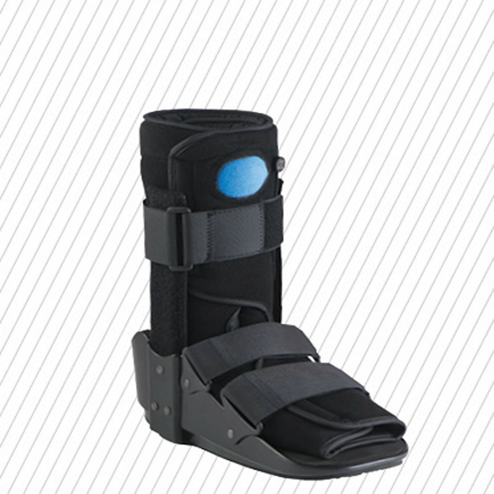United Ortho Pneumatic Air Walker Ankle Walking Boot Black