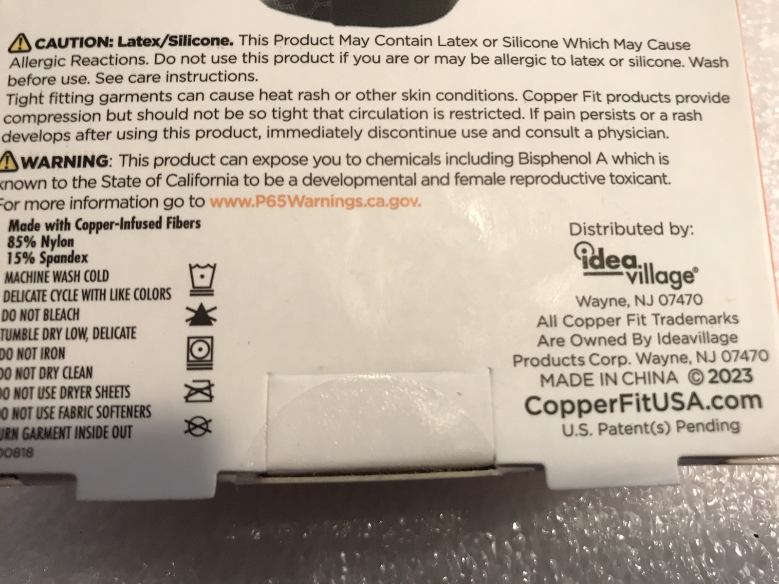 Copper Fit Knee Freedom Compression Sleeve – Large 14”-16” New