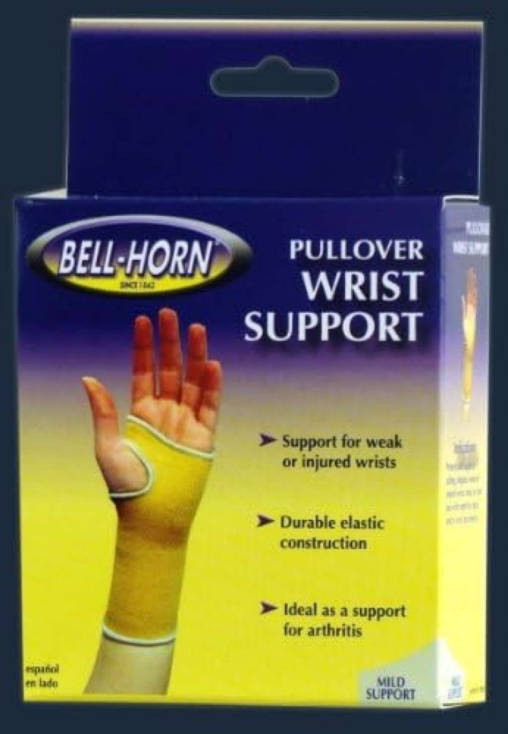 DJO Bell-Horn Pullover Wrist Support (Beige) X-Large – Compressive Support for W
