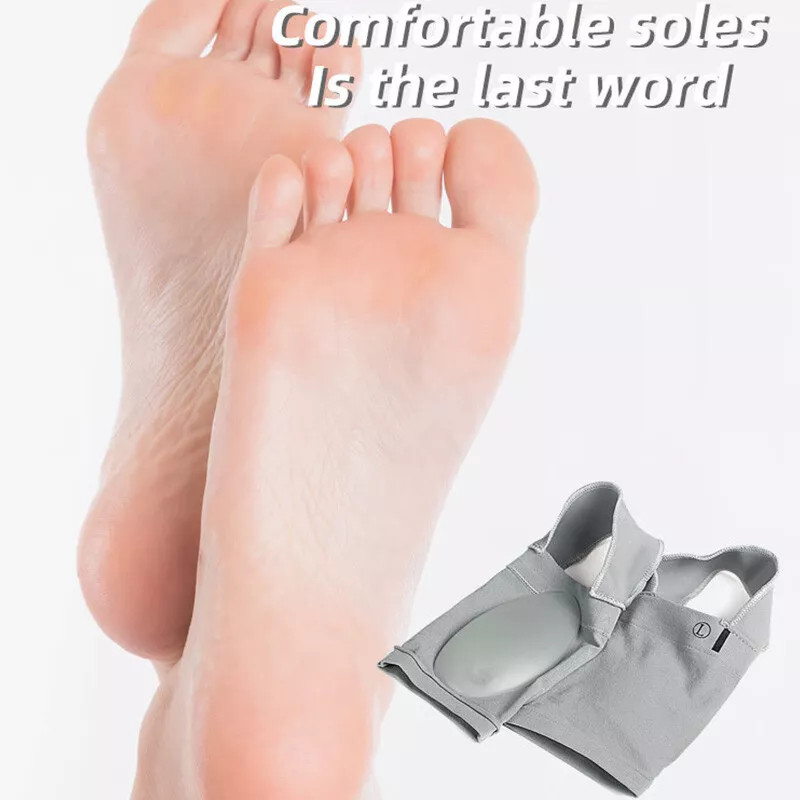 2x Foot Insole Pain Relief Plantar Fasciitis Gel Pads Arch Support Shoes Insert