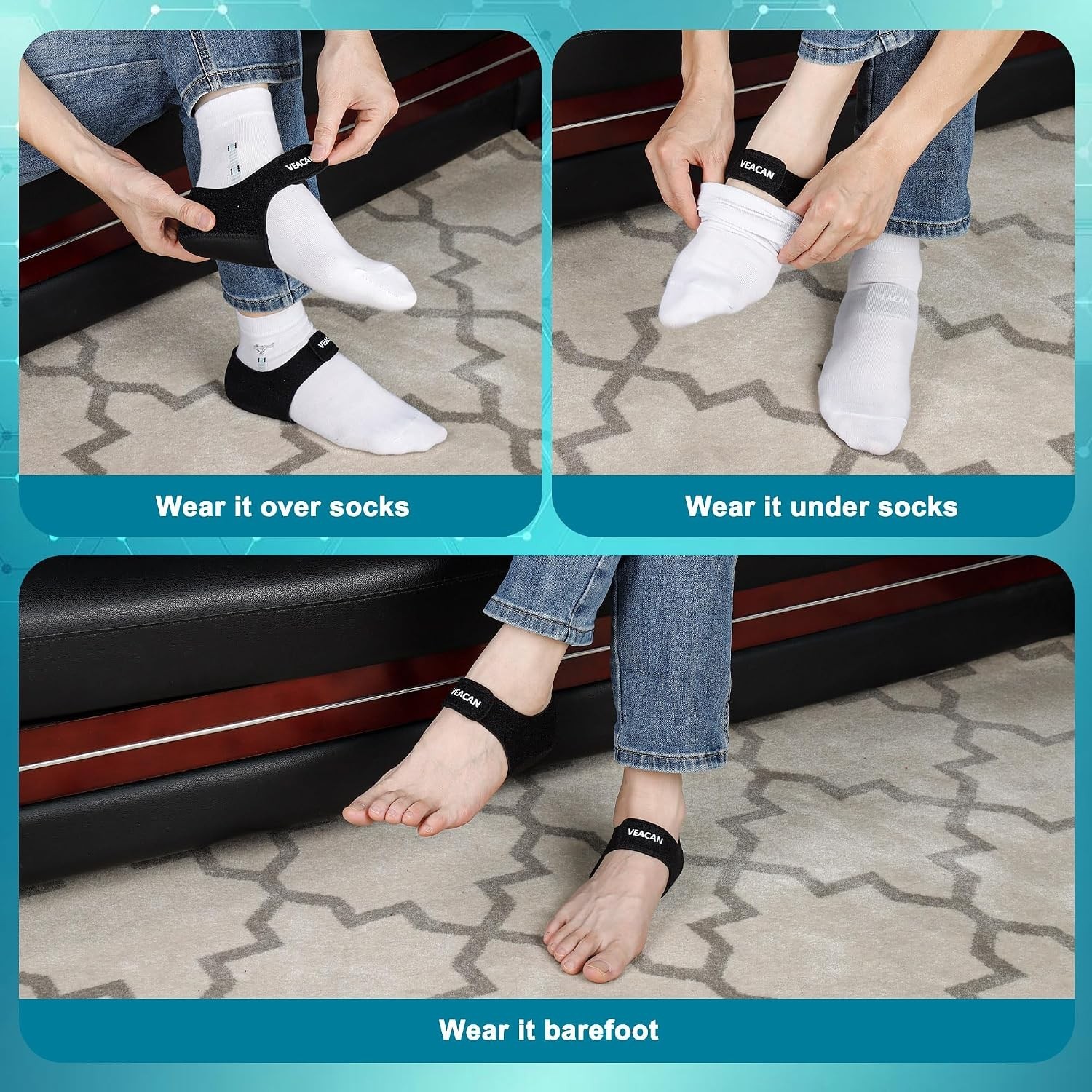 Breathable Heel Protectors: Ultimate Relief for Plantar Fasciitis & Sports Use