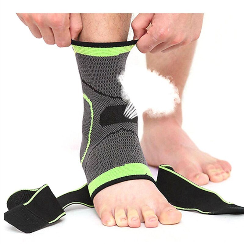 Ankle Brace Support Compression Sleeve Foot Tendon Plantar Fasciitis Pain Relief